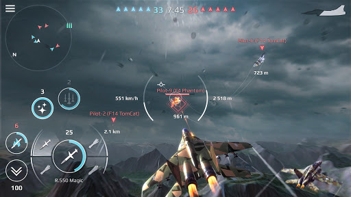 Sky Combat: war planes 8.0 Apk + Mod (Missiles) + Data poster-7
