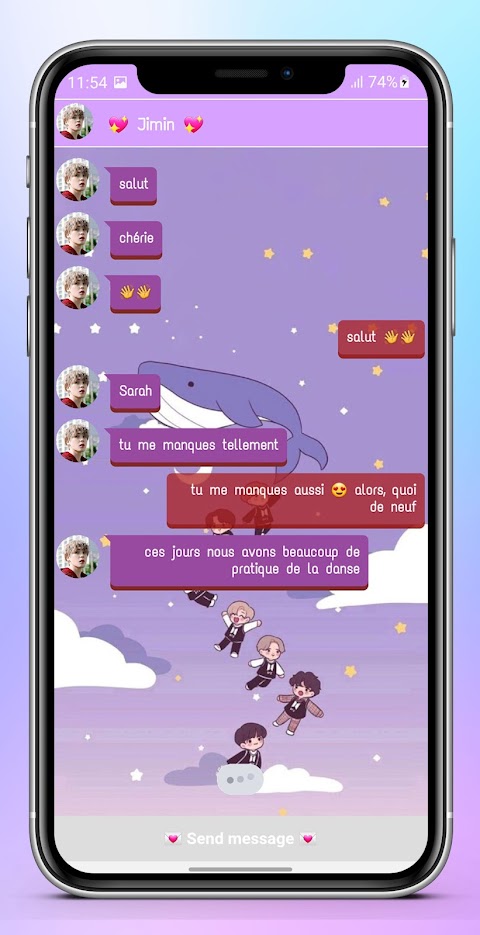 BTS Messenger: Chat Simulationのおすすめ画像5
