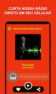 MENSAGEM WEB RADIO