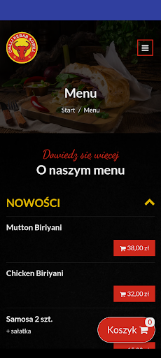 Android application Chilli Kebab and Grill screenshort
