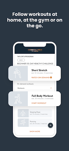 Essential Piece Fitness Screen 3
