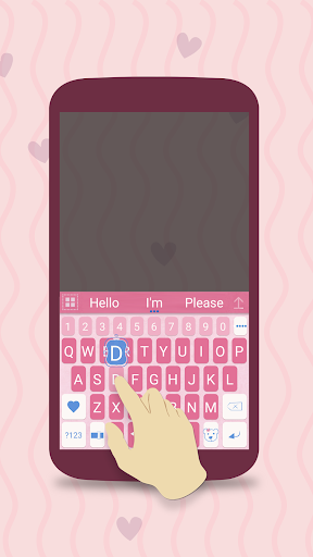 ai.keyboard My Baby Girl theme  APK screenshots 2
