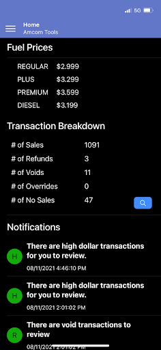 Amcom Tools Screen 2