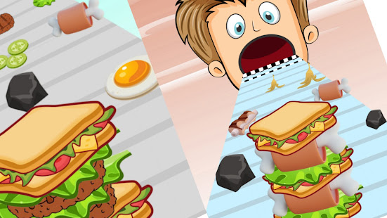 Sandwich Running 3D Games 6 screenshots 8