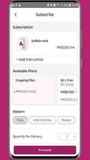 Milkify - Fresh Milk Delivery Screen 3