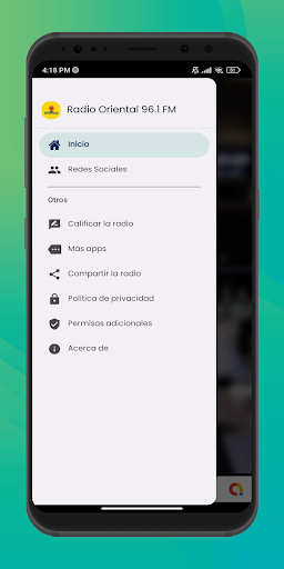 Radio Oriental 96.1 FM Screen 2