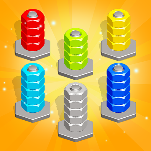  nuts color sort bolt sorting qooapp 