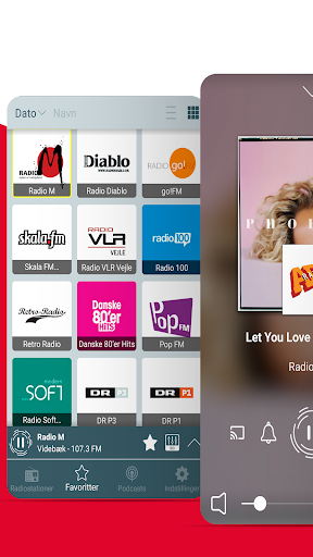 Android application Radio Denmark - FM/DAB radio screenshort