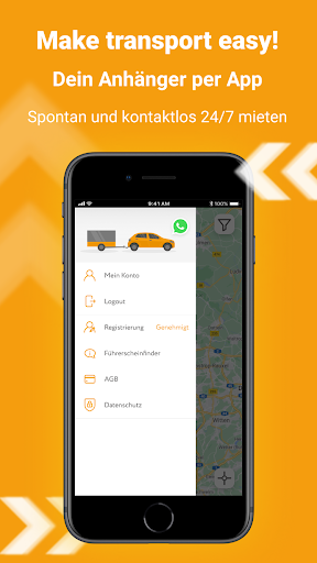 Android application Traxi Trailer screenshort