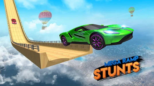 Mega Ramp Stunts : Car Game
