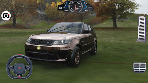 Android application Simulator Range rover SVR screenshort