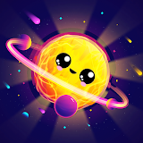 Merge Planets Space : hyper casual game icon