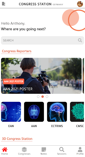 Android application Congress Station screenshort