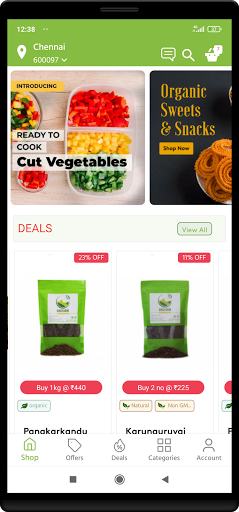 Android application OrgFarm screenshort