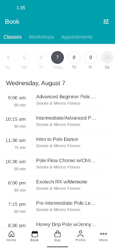 Smoke and Mirrors Fitness Screen 2