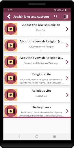 Jewish laws and customs Screen 2