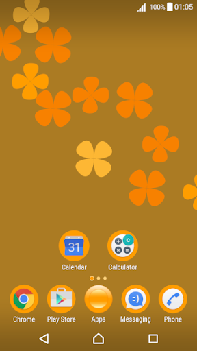 Android application Toranj Theme For Xperia screenshort