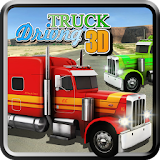 Truck Driving 3d icon