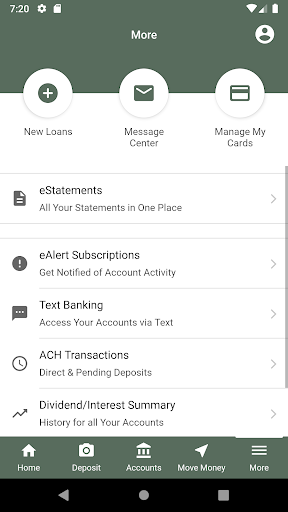 Android application Star of Texas Credit Union screenshort