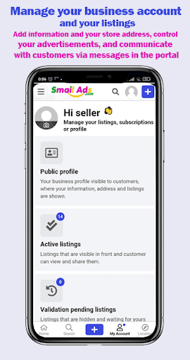 Classifieds ads in Sweden Screenshot