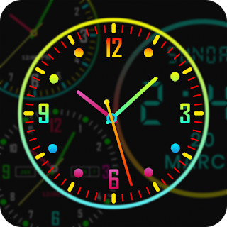 Clock Widget For AMOLED Screen apk