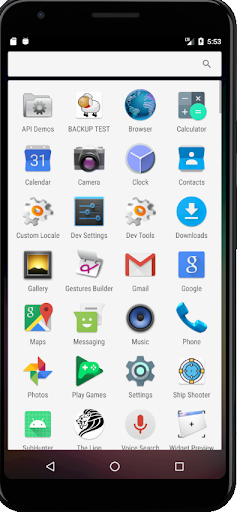 Android application Ship Shooter screenshort
