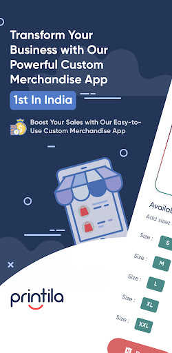 Android application Printila Seller Hub screenshort