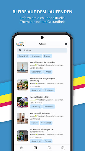 JUMP! Gesundheitsmanagement Screen 3