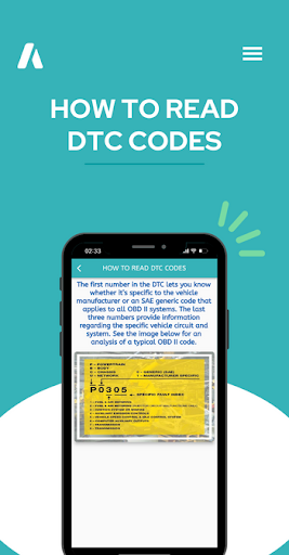 OBDII car codes Screen 3