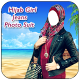 Hijab Girl Jeans Photo Suits icon