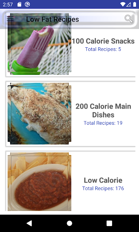 Low-Fat Foods Recipe - 6.0 - (Android)