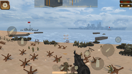 Beach Defense: WW2 D-Day - Screenshot Image