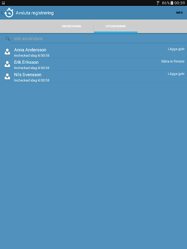 TimeOrganizer™ Stamp Screen 2