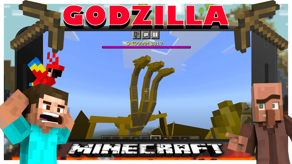Captura de Pantalla 4 Godzilla Game Mod Minecraft android