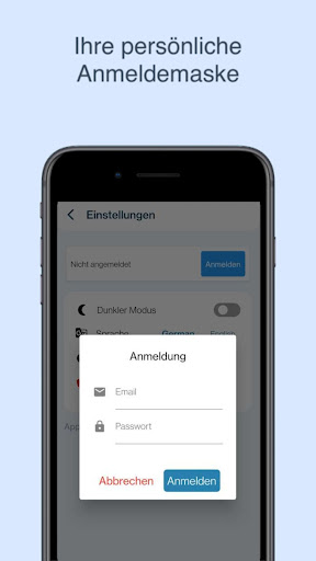 DPT Mobile App Screen 2