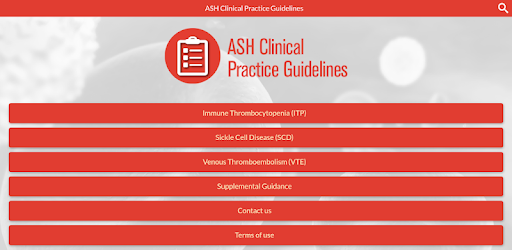 ASH Practice Guidelines