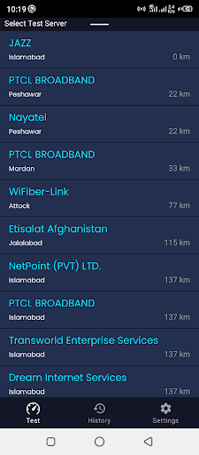 MS Internet Speed Test Screen 2