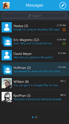 GO SMS ORTEM 2.0 THEME Screen 3