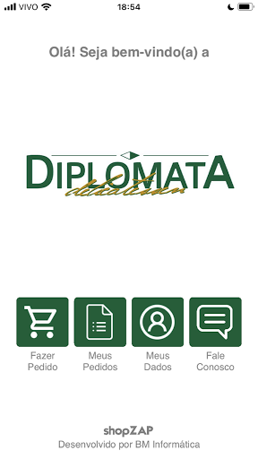 Android application Diplomata Delicatessen screenshort