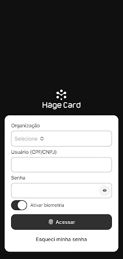 Android application HageCard Checkin screenshort