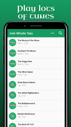Irish Whistle Tabs Screen 2