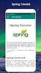 screenshot of Learn Spring Framework - Java