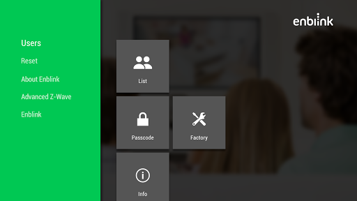 Android application Enblink Settings for AndroidTV screenshort