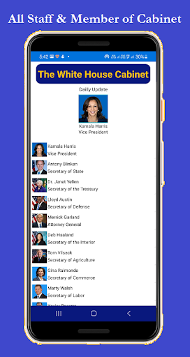 Android application Present and History of America screenshort