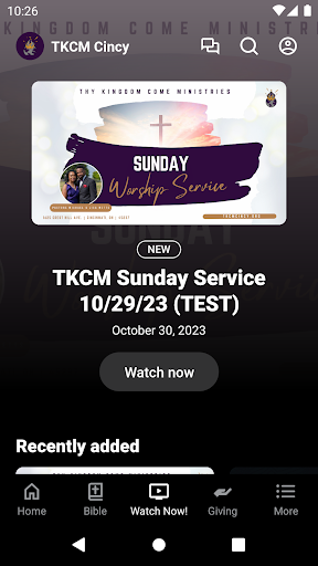 Thy Kingdom Come Ministries Screen 2