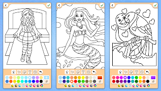 Coloring for girls and women Screenshot