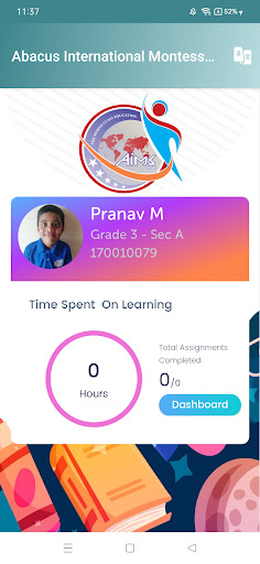 Abacus Parent Portal Screen 3