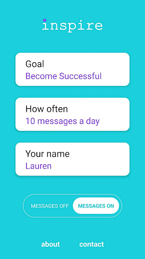 Android application Inspire screenshort