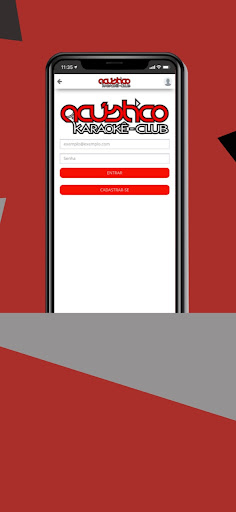Android application Acústico Karaokê screenshort