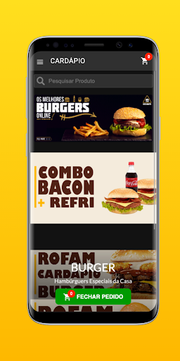 Rofam Lanches Screen 2